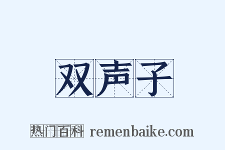 双声子是什么意思的图片